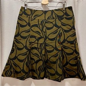 Green and Black H&M Skirt